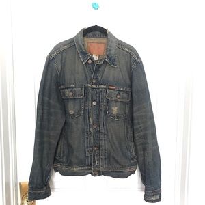 Ezra Fitch Distressed Denim Jacket